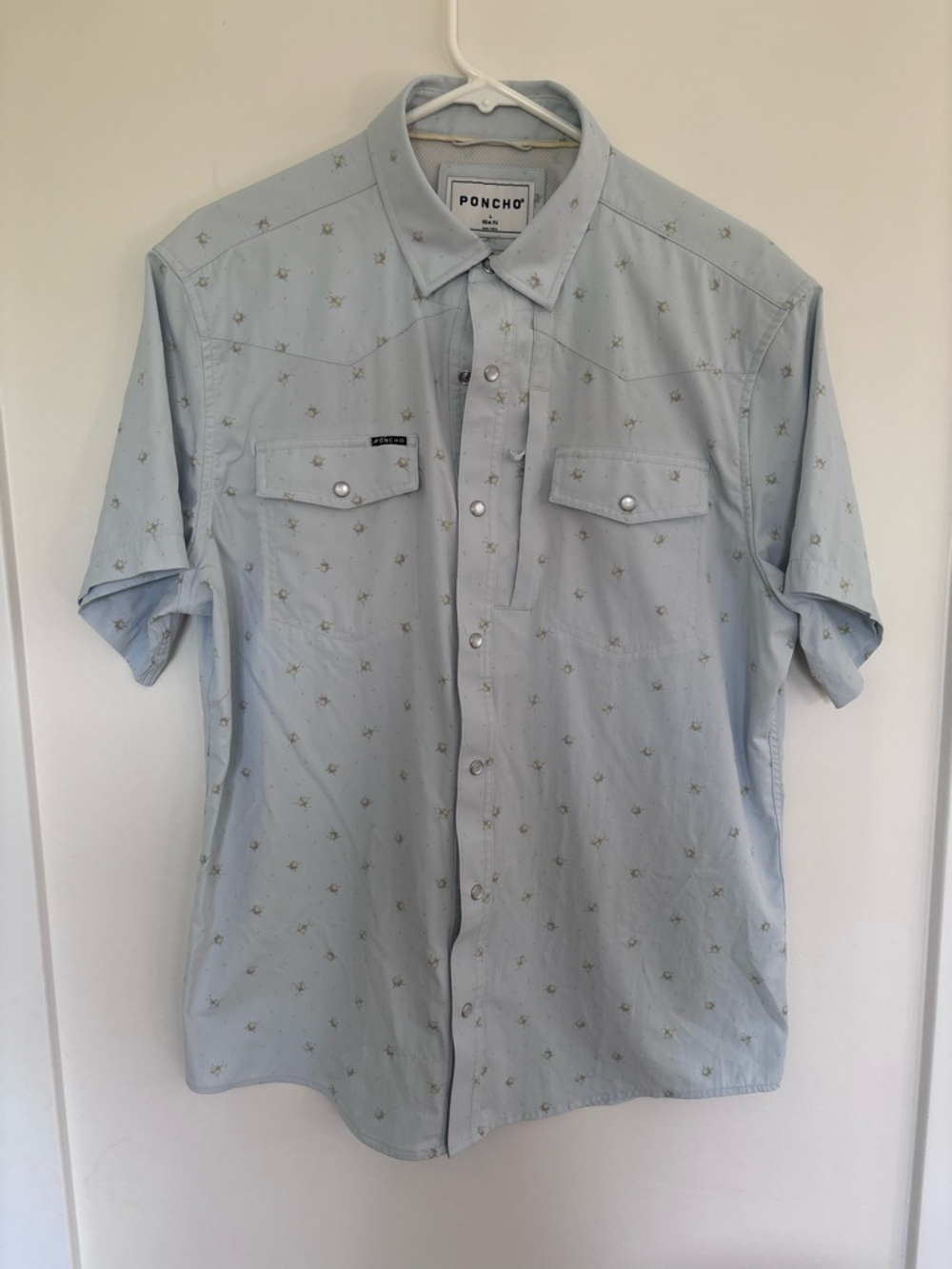 Poncho Men’s Outdoor Short-Sleeve Shirt